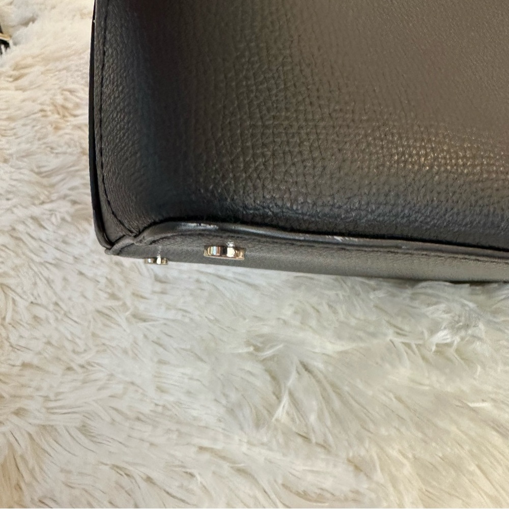Kate Spade Darcy Small Black Leather Satchel Bag - Picture 9 of 15
